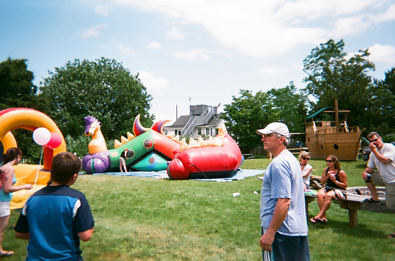 The dragon maze and the wet water slide