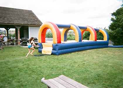 Wet Water Slide