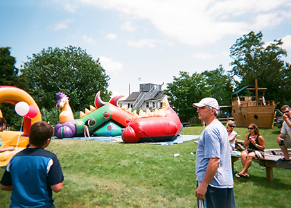 Our Water Slide and Dragon Maze