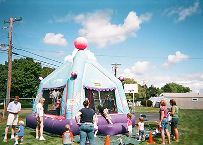 Our Carosel Moon Bounce